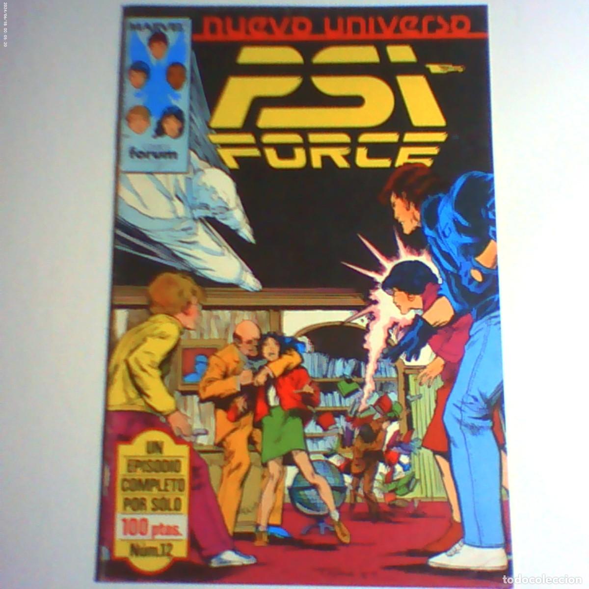 C&oacute;mics: nuevo universo n&ordm; 12. psi force marvel forum 1987 (seminuevo)