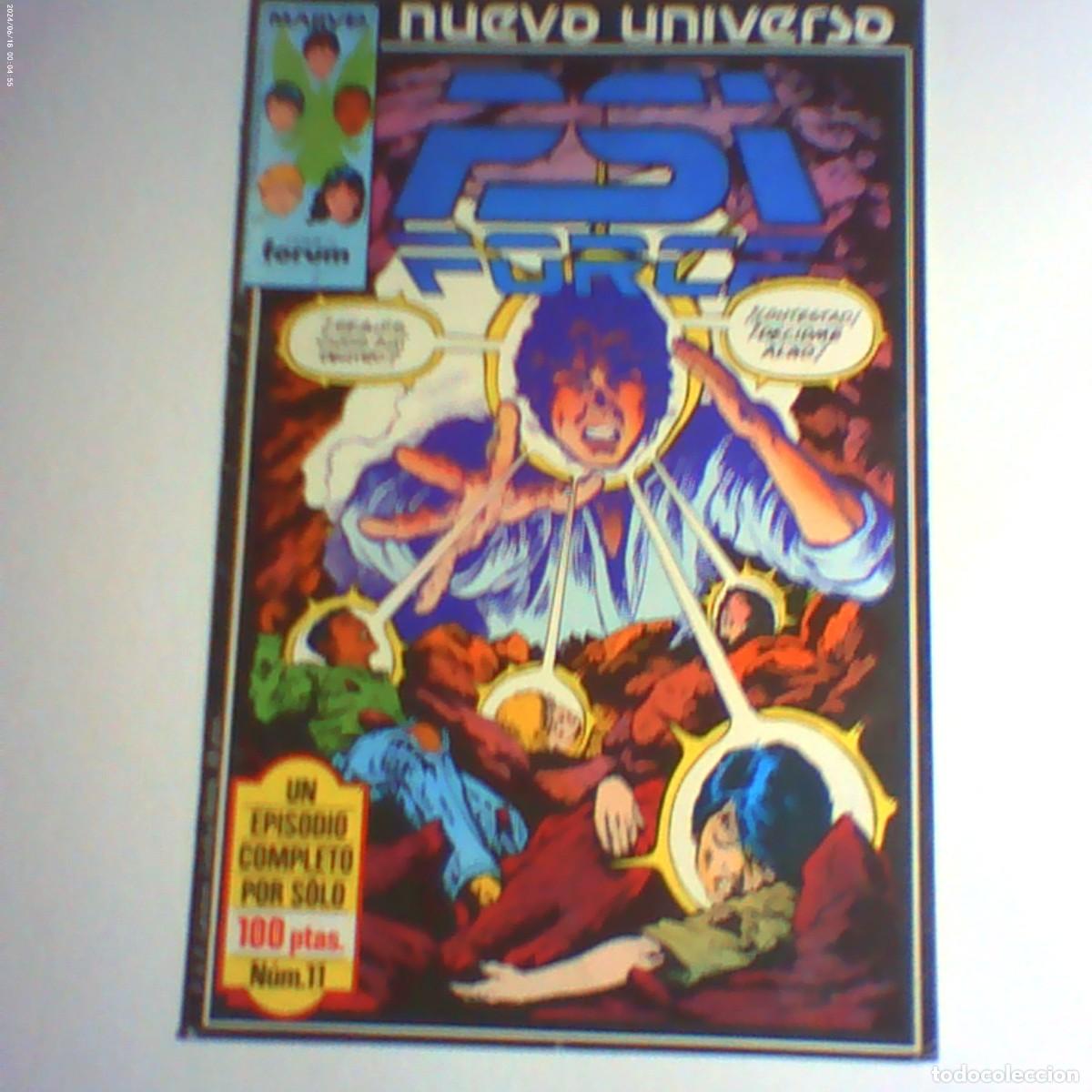 C&oacute;mics: nuevo universo n&ordm; 11. psi force marvel forum 1987 (seminuevo)