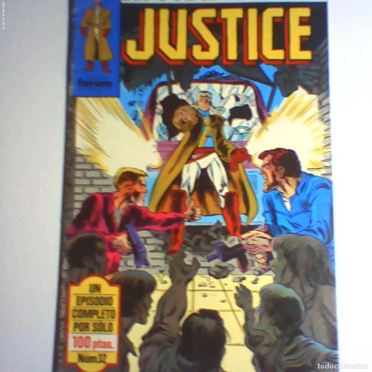 C&oacute;mics: nuevo universo n&ordm; 12 justice marvel forum 1987 (seminuevo)