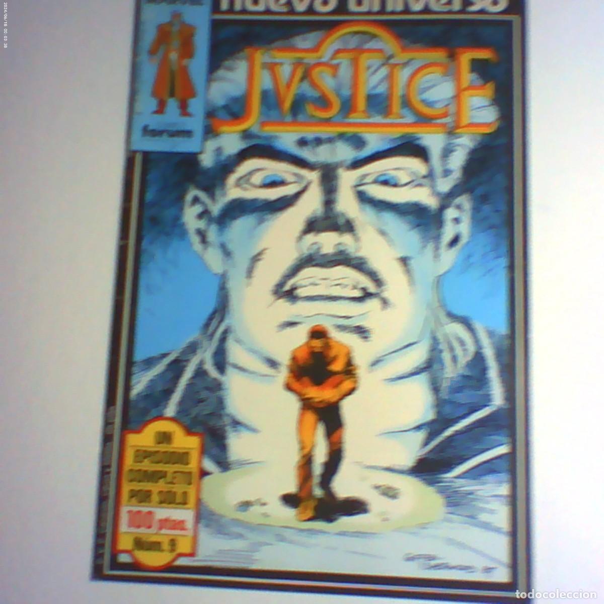 C&oacute;mics: nuevo universo n&ordm; 9 justice marvel forum 1987 (seminuevo)