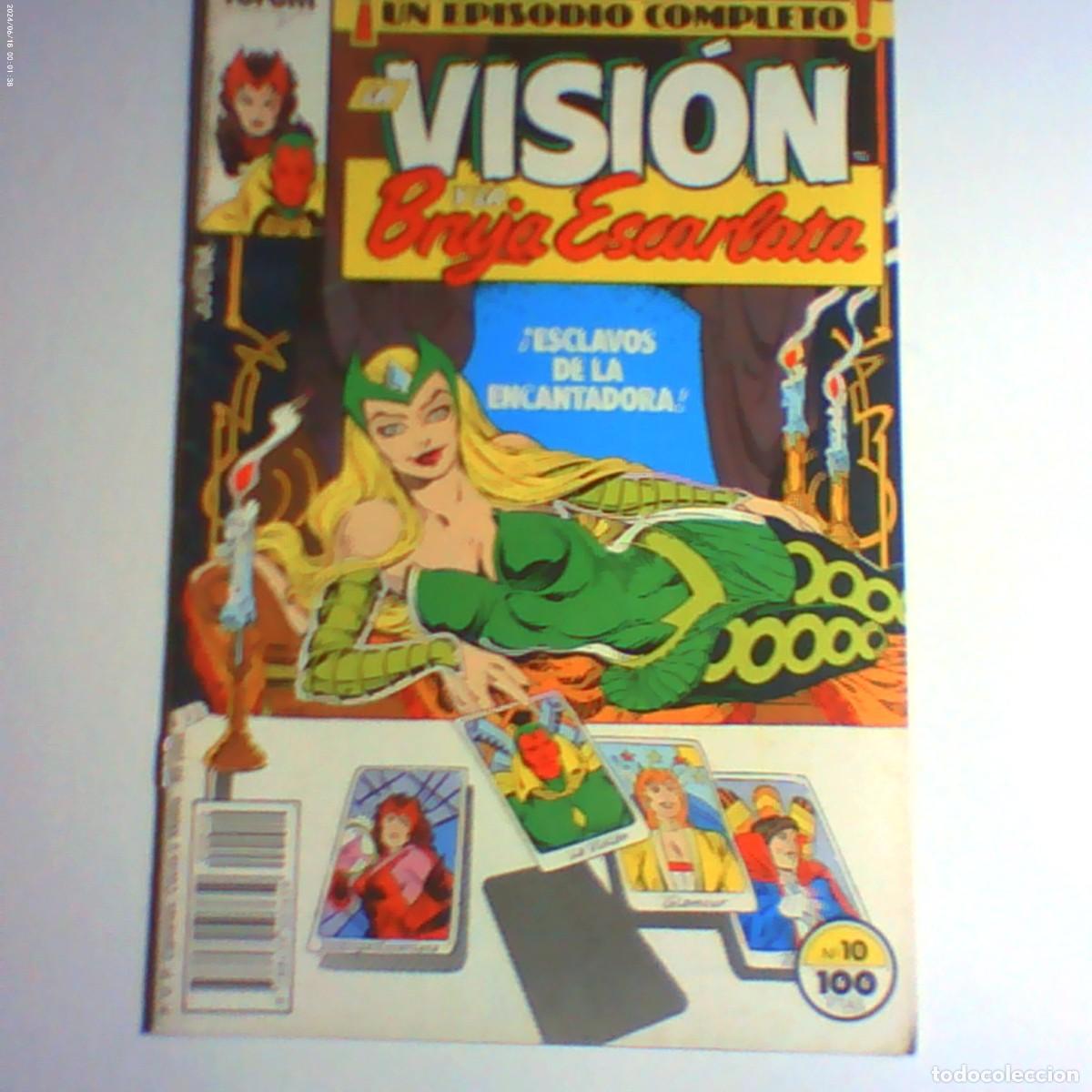 C&oacute;mics: la visi&oacute;n y la bruja escarlata n&ordm; 10. esclavos de la encantadora. forum 1988 (seminuevo)
