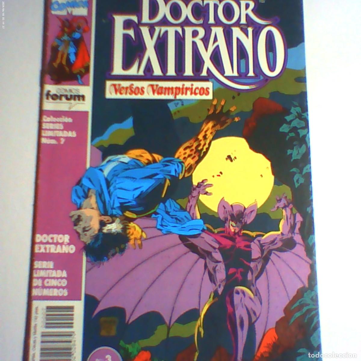 C&oacute;mics: doctor extra&ntilde;o n&ordm; 3. versos vamp&iacute;ricos. marvel forum 1990 (seminuevo)