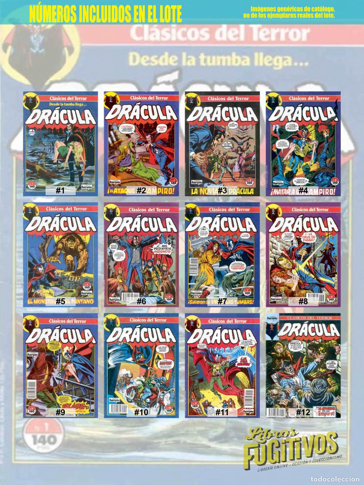 C&oacute;mics: CL&Aacute;SICOS DEL TERROR DR&Aacute;CULA 1 A 12. Forum, 1988 - Foto 3