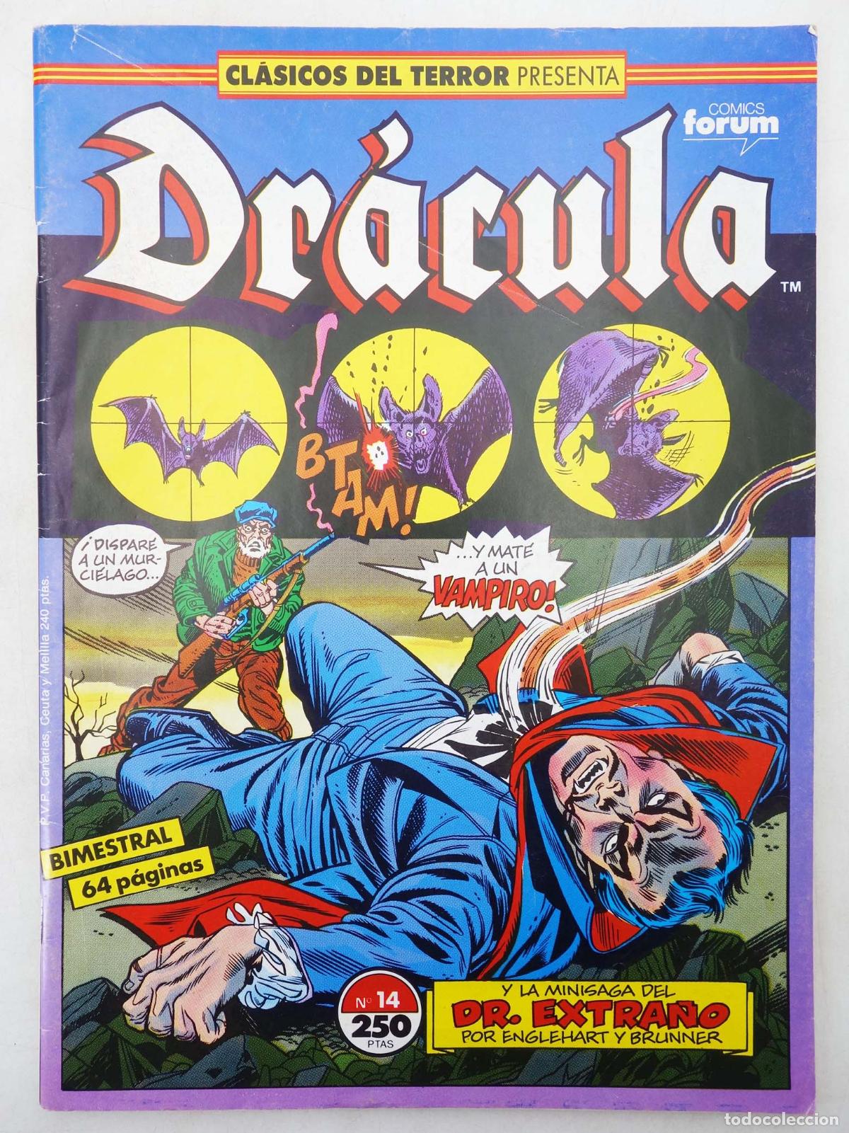 C&oacute;mics: CL&Aacute;SICOS DEL TERROR DR&Aacute;CULA 14 (Vvaa) Forum, 1989 - Foto 1