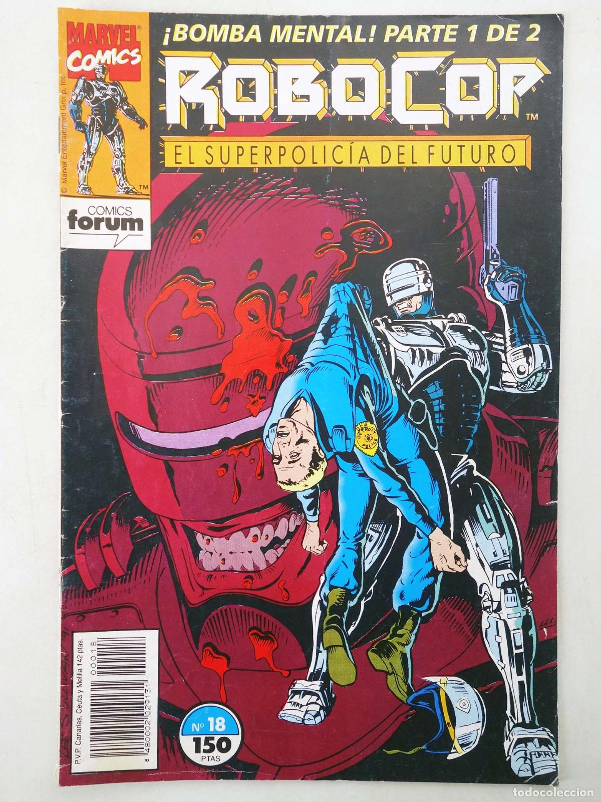 C&oacute;mics: ROBOCOP 18. BOMBA MENTAL PARTE 1 DE 2 (Simon Furman/L. Sullivan) Forum, 1992