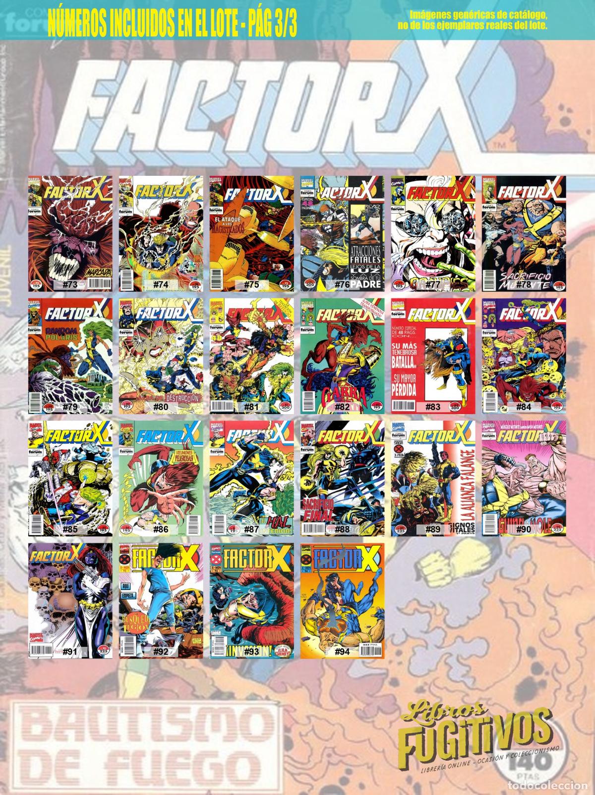 C&oacute;mics: FACTOR X VOL. 1 1 A 94. COMPLETA. Forum, 1988 - Foto 5