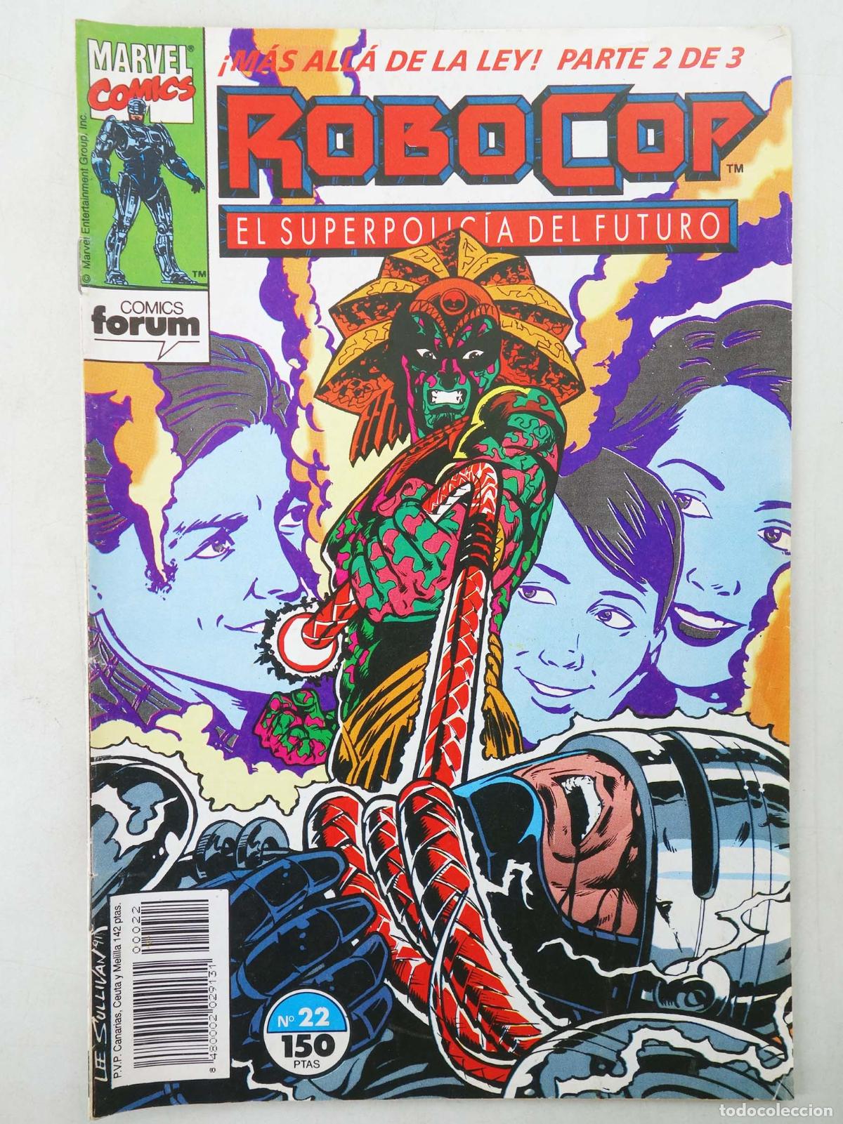 C&oacute;mics: ROBOCOP 22. M&Aacute;S ALL&Aacute; DE LA LEY PARTE 2 DE 3 (Dave Cockrum/Simon Furman/L. Sullivan) Forum, 1992