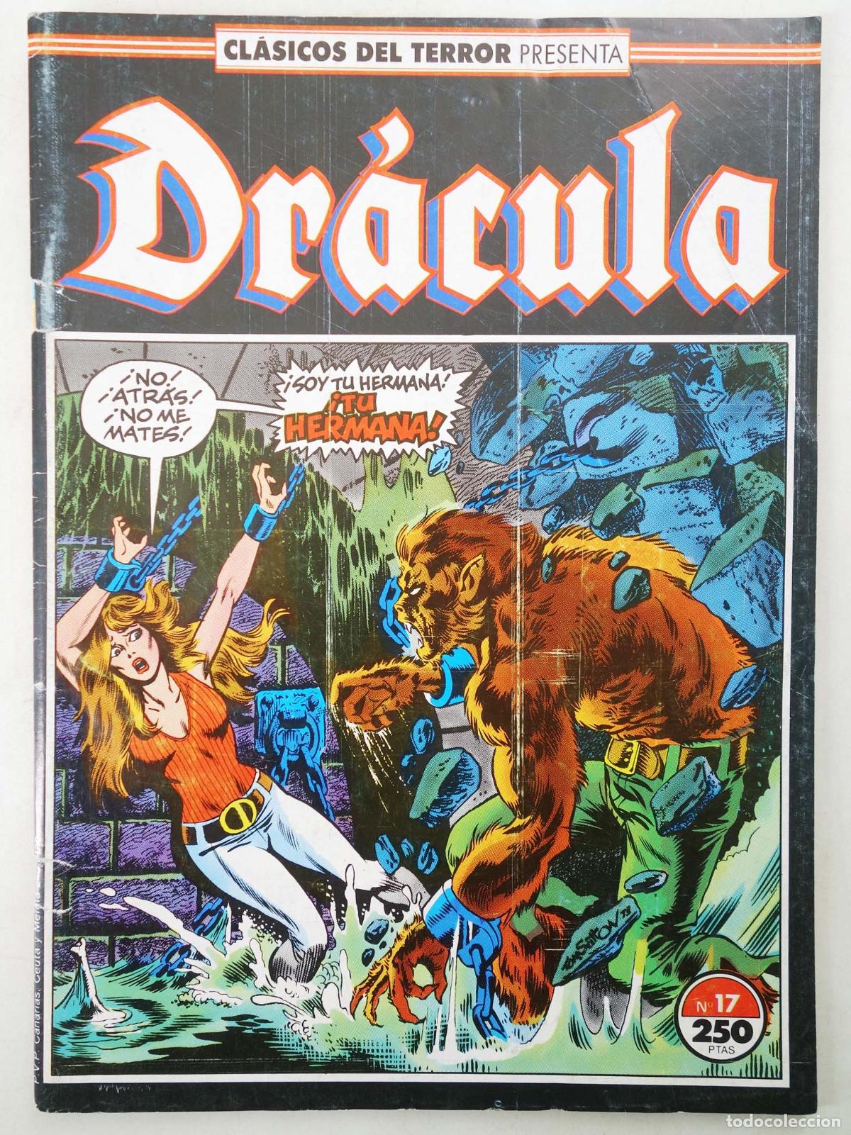 C&oacute;mics: CL&Aacute;SICOS DEL TERROR DR&Aacute;CULA 17. &Uacute;LTIMO NUM (Vvaa) Forum, 1989