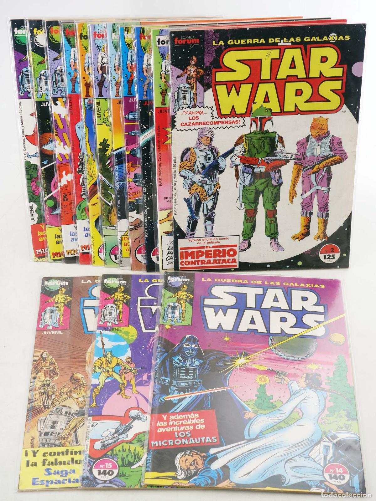 C&oacute;mics: STAR WARS 2,4 A 16. CASI COMPLETA. Forum, 1986