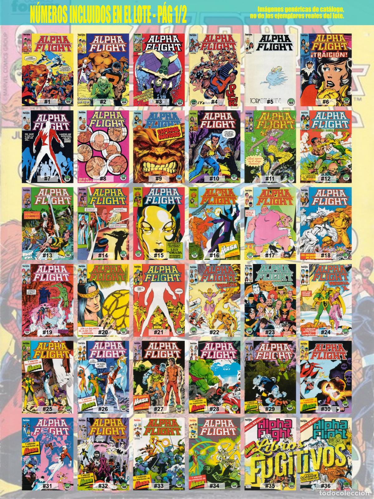 C&oacute;mics: ALPHA FLIGHT VOL. 1 1 A 61. COMPLETA. Forum, 1985 - Foto 3