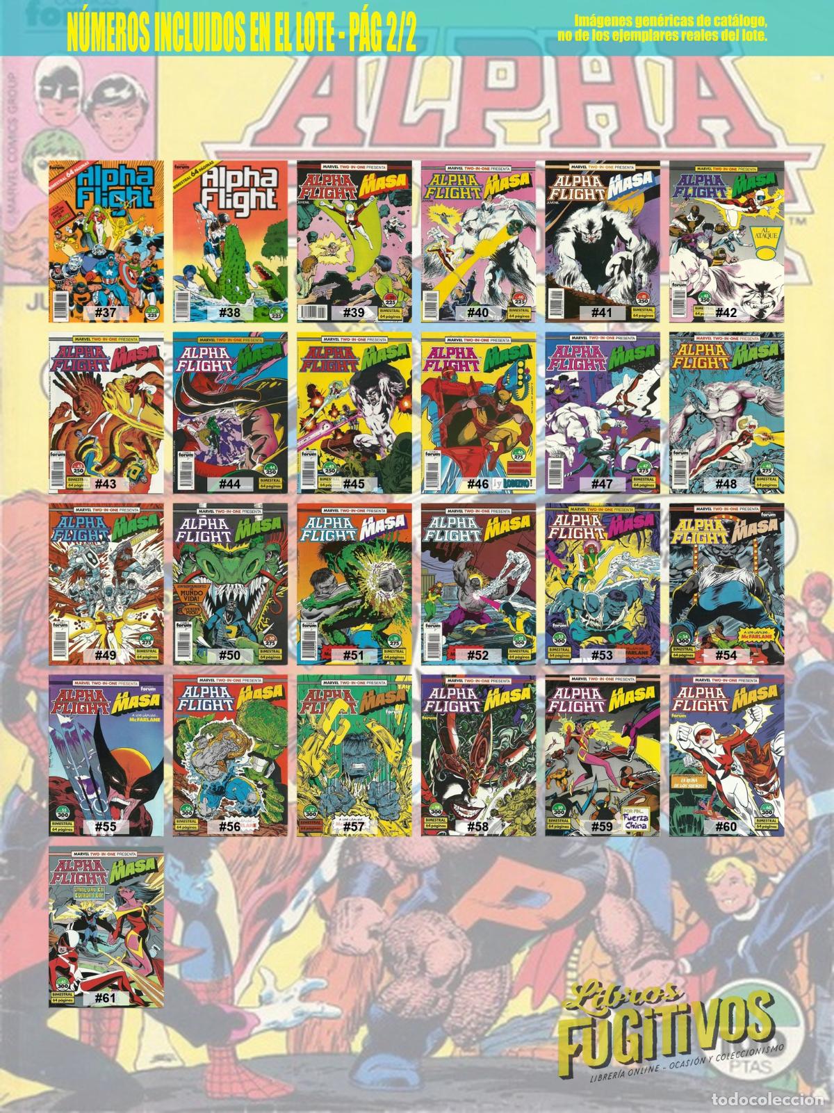 C&oacute;mics: ALPHA FLIGHT VOL. 1 1 A 61. COMPLETA. Forum, 1985 - Foto 4
