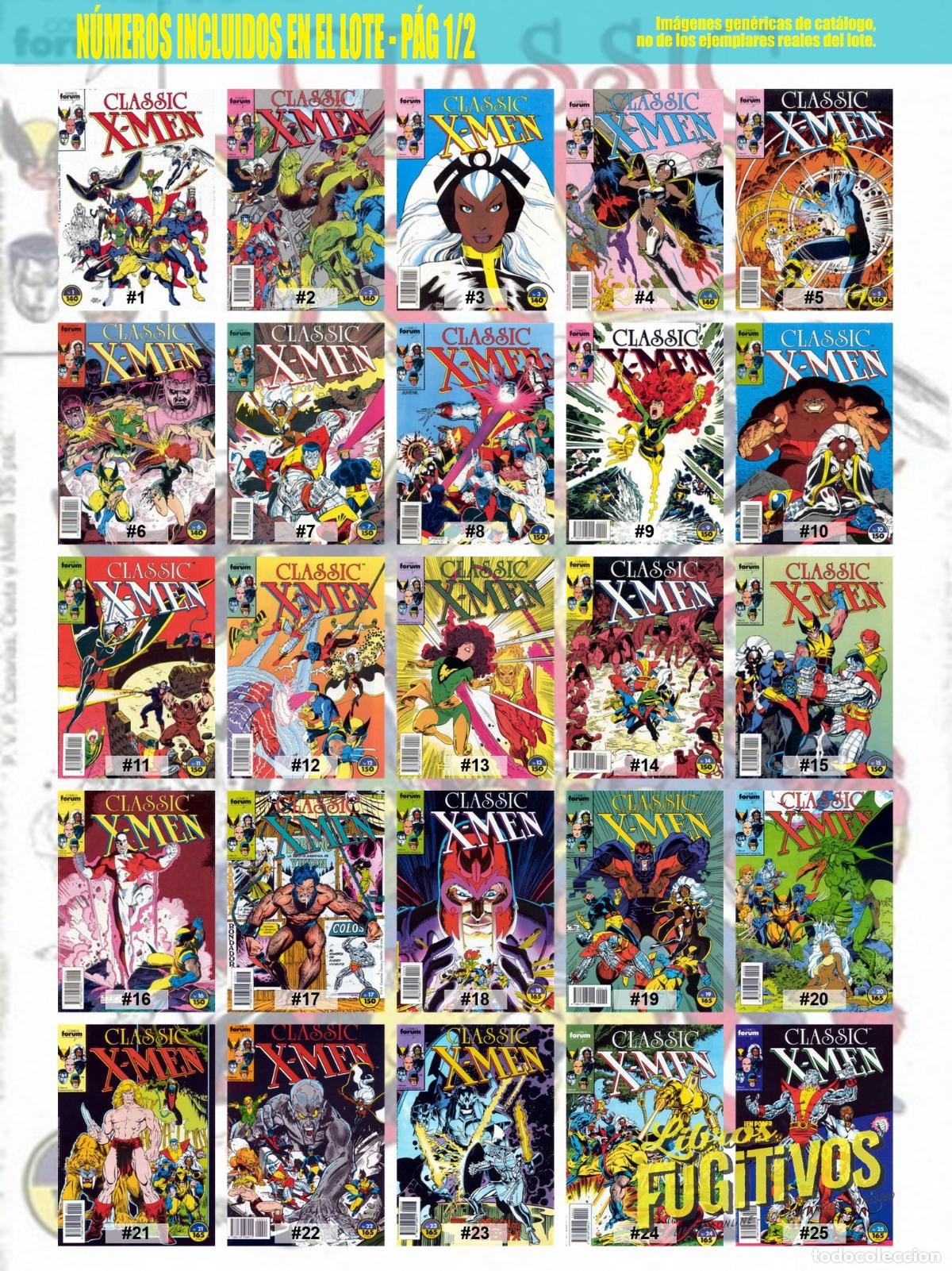 C&oacute;mics: CLASSIC X-MEN 1 A 43. COMPLETA. Forum, 1988 - Foto 3