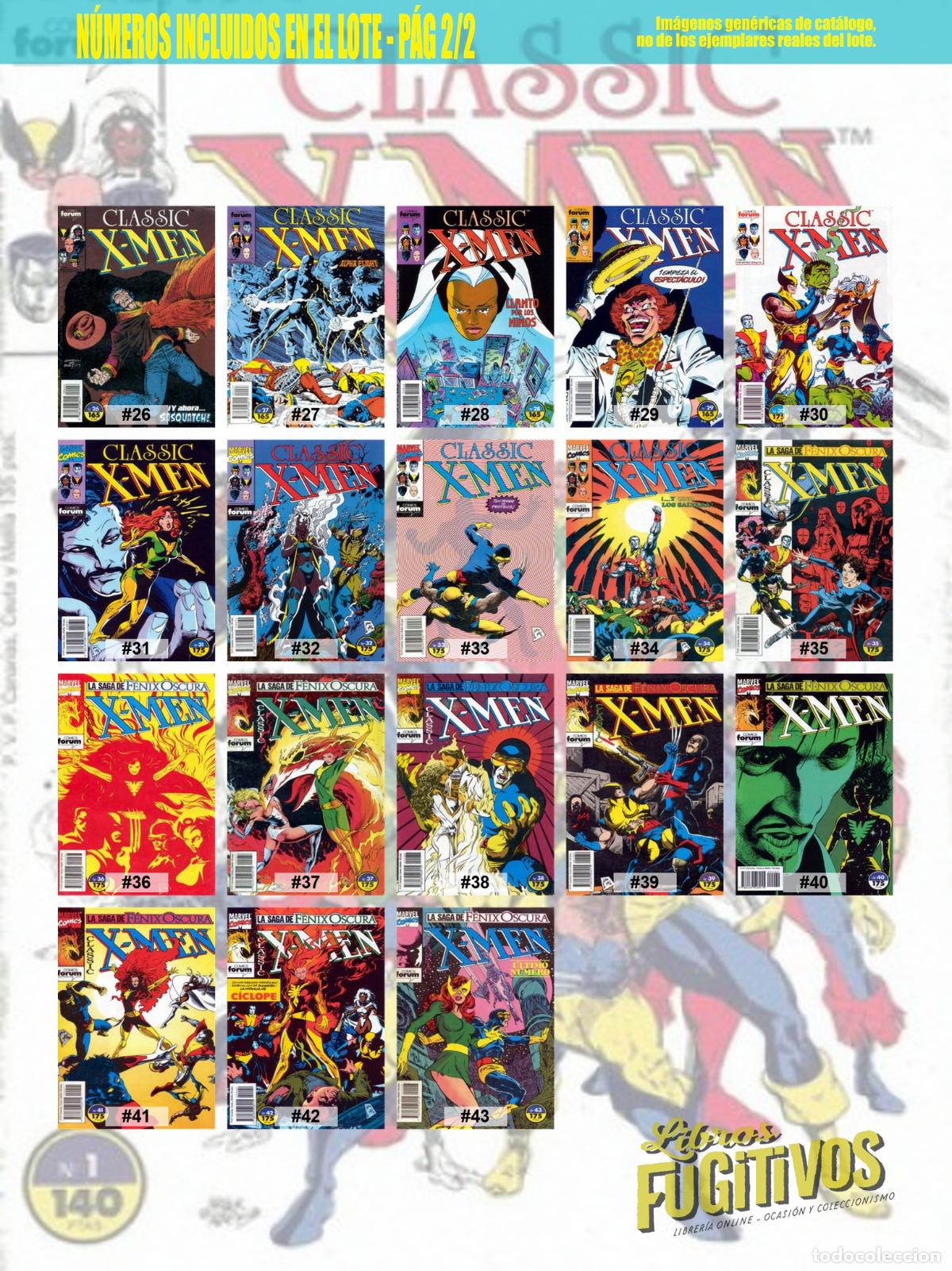 C&oacute;mics: CLASSIC X-MEN 1 A 43. COMPLETA. Forum, 1988 - Foto 4