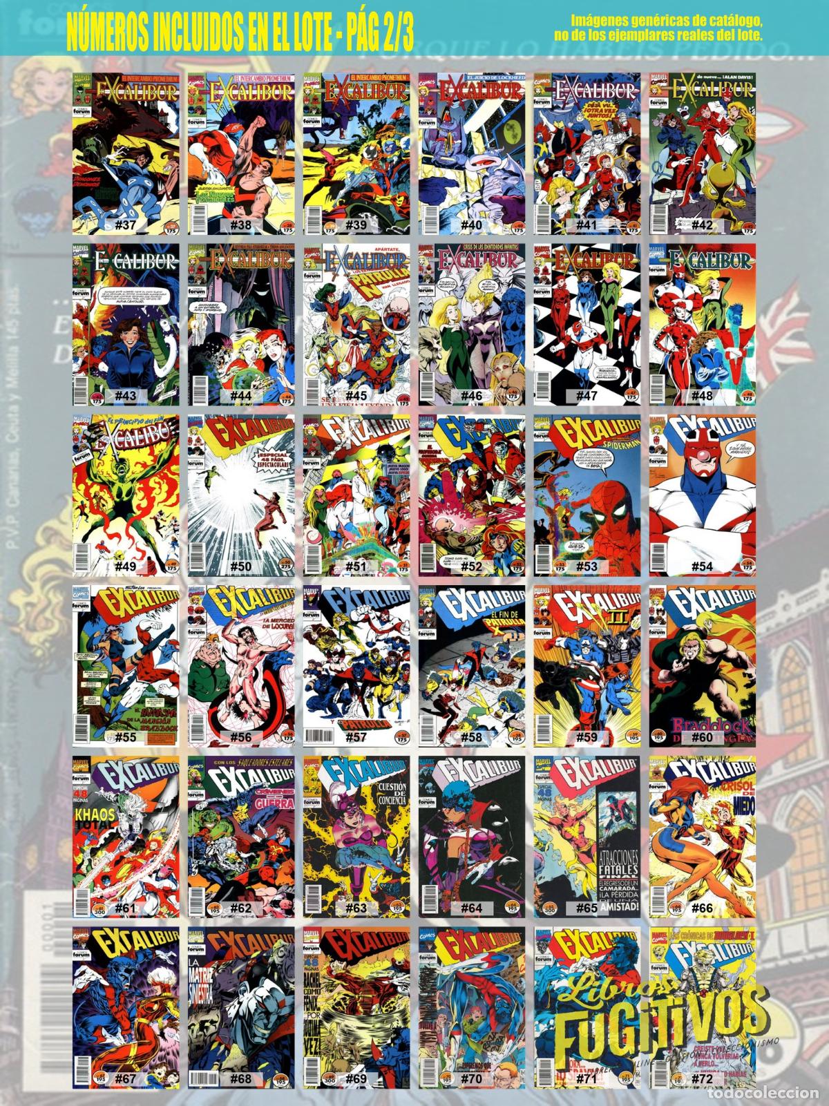 C&oacute;mics: EXCALIBUR VOL. 1 1 A 80. COMPLETA. Forum, 1989 - Foto 4