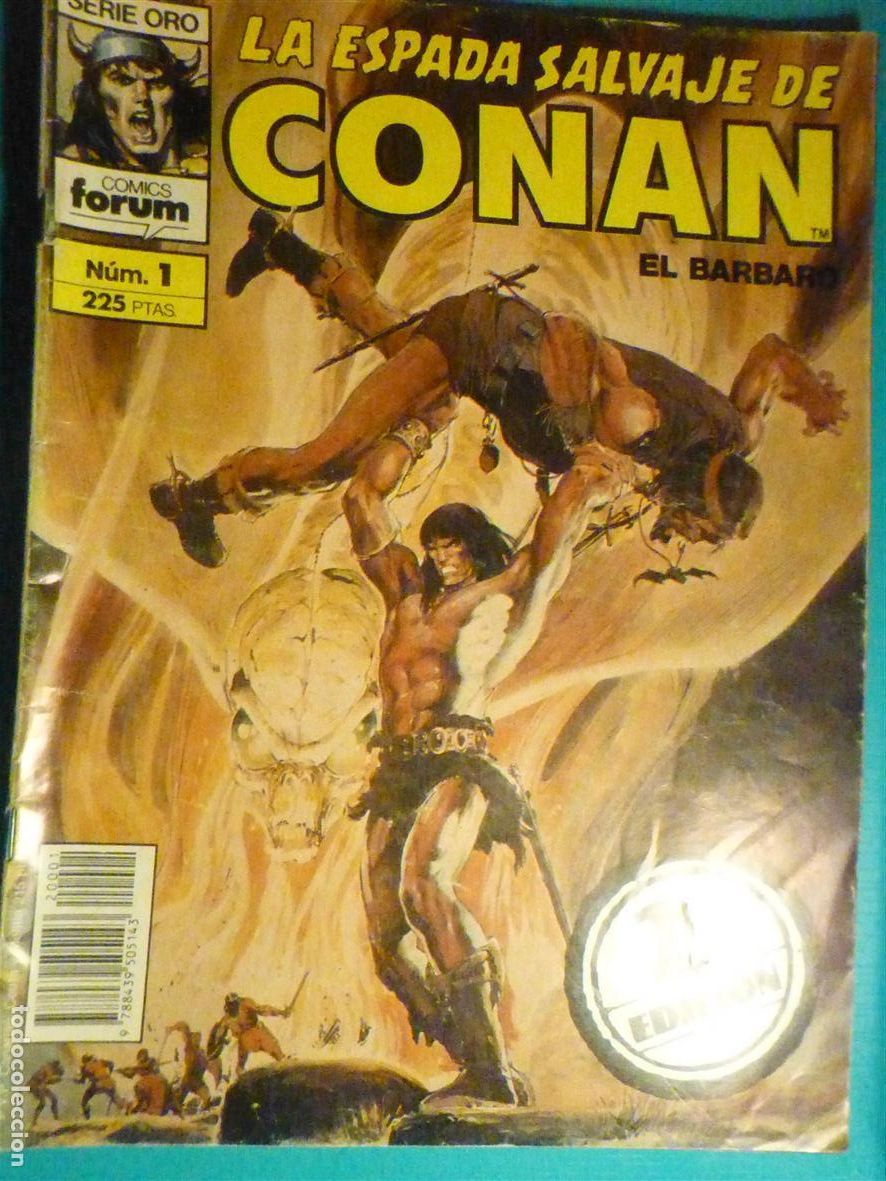 C&oacute;mics: Comic - La Espada Salvaje de Conan El B&aacute;rbaro - N&ordm; 1 - Segunda Edici&oacute;n - Comics Forum Oro