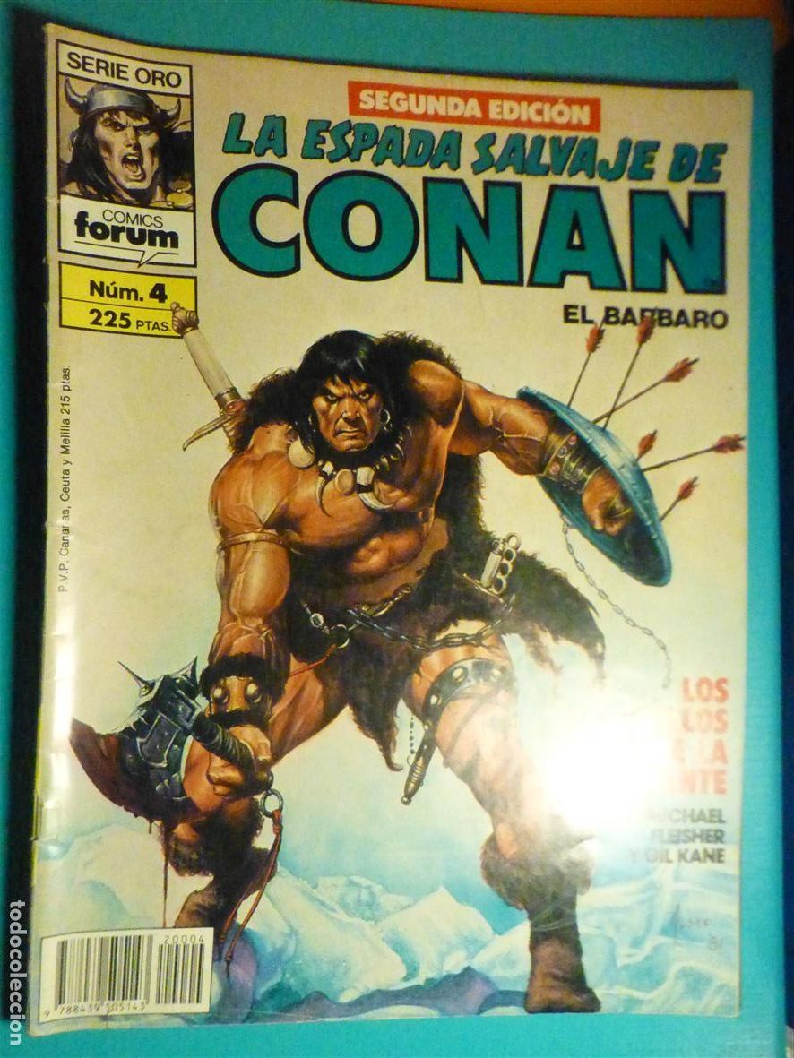 C&oacute;mics: Comic - La Espada Salvaje de Conan El B&aacute;rbaro - N&ordm; 4 - Segunda Edici&oacute;n - Comics Forum Oro
