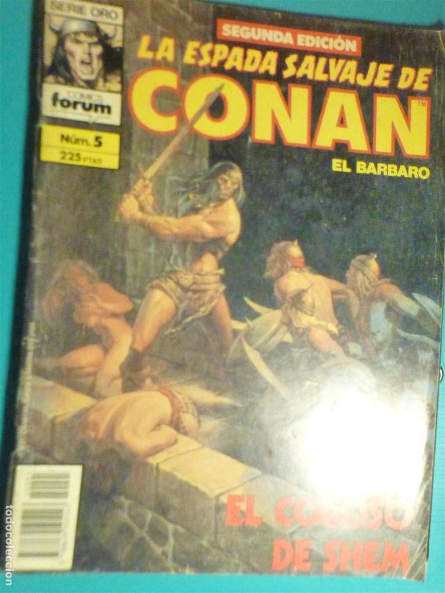 C&oacute;mics: Comic - La Espada Salvaje de Conan El B&aacute;rbaro - N&ordm; 5 - Segunda Edici&oacute;n - Comics Forum Oro