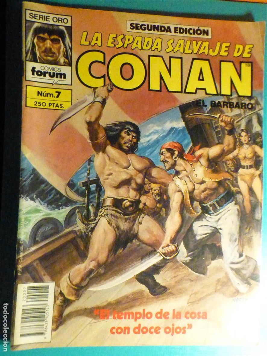 C&oacute;mics: Comic - La Espada Salvaje de Conan El B&aacute;rbaro - N&ordm; 7 - Segunda Edici&oacute;n - Comics Forum Oro