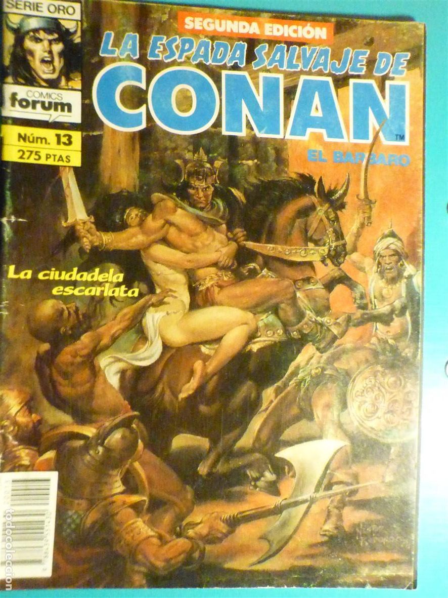C&oacute;mics: Comic - La Espada Salvaje de Conan El B&aacute;rbaro - N&ordm; 13 - Segunda Edici&oacute;n - Comics Forum Oro