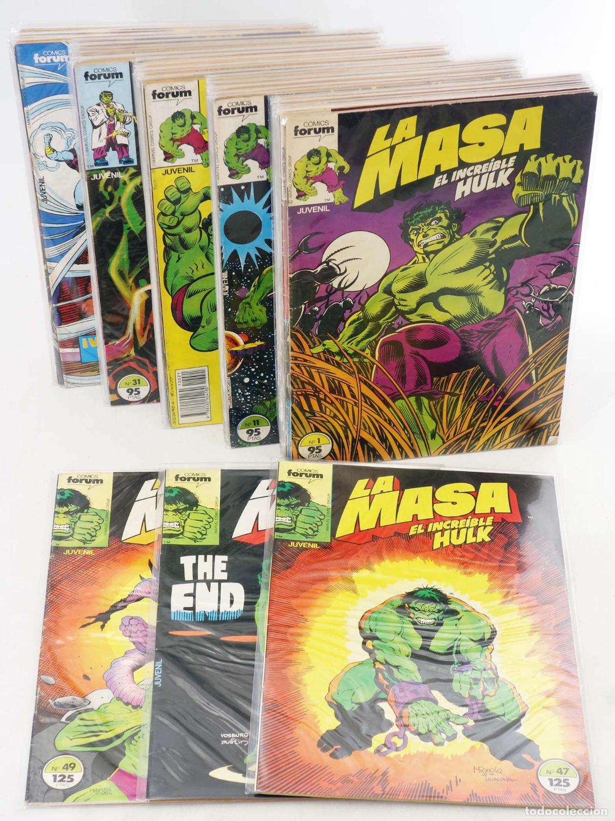 C&oacute;mics: LA MASA VOL. 1 1 A 49. COMPLETA. Forum, 1983