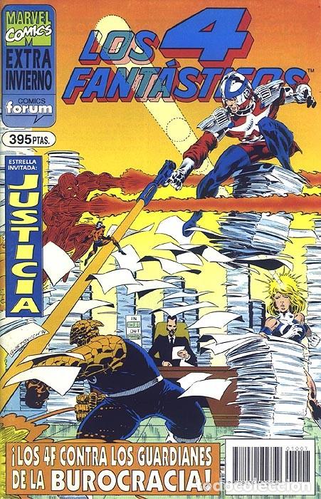 C&oacute;mics: Extra Invierno Los 4F contra los guardianes de la burocracia. 1995 FORUM.