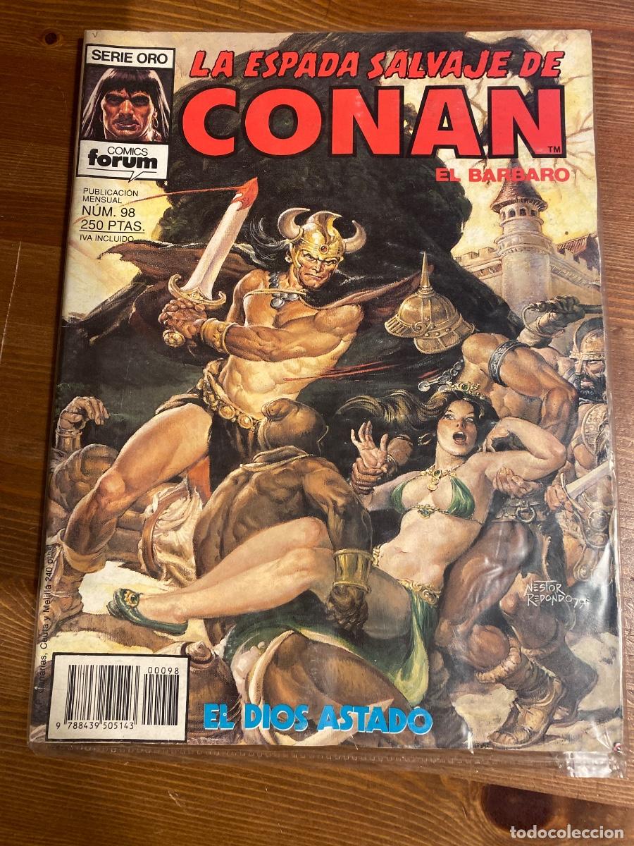 C&oacute;mics: LA ESPADA SALVAJE DE CONAN EL BARBARO. SERIE ORO. NUMERO 98. COMICS FORUM