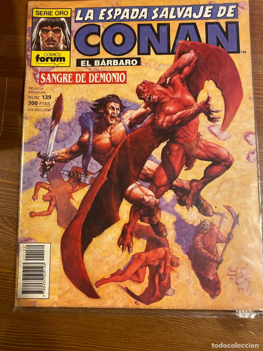 C&oacute;mics: LA ESPADA SALVAJE DE CONAN EL BARBARO. SERIE ORO. NUMERO 139. . COMICS FORUM