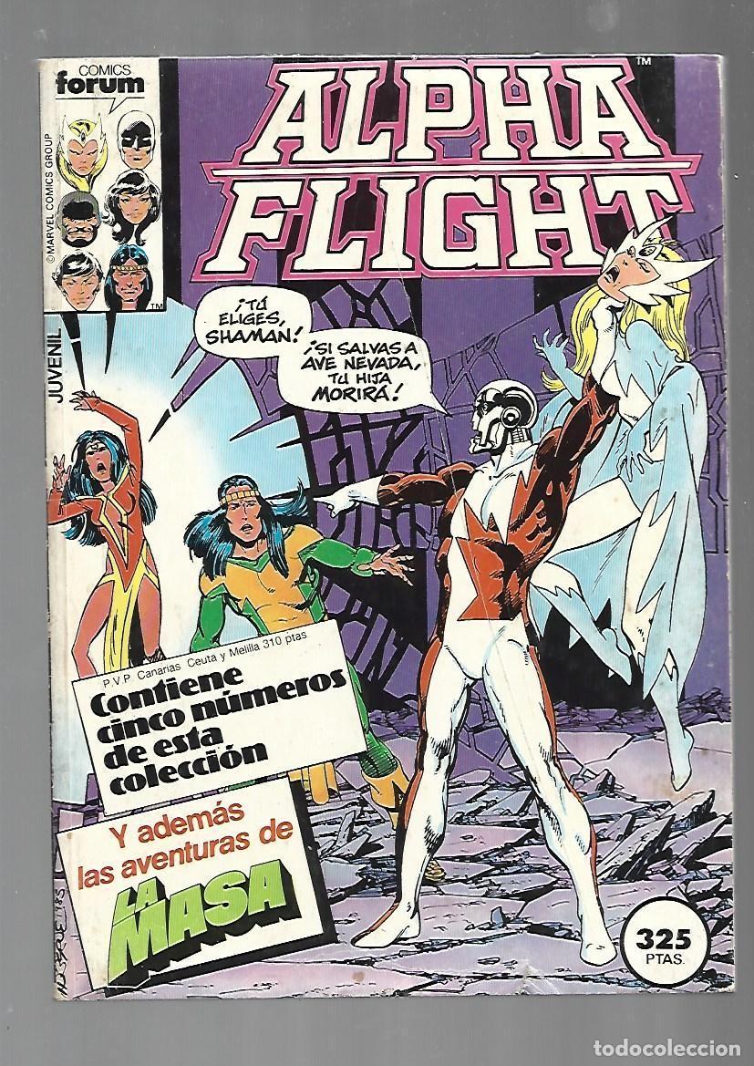 C&oacute;mics: Alpha Flight, retapado 22 a 26, 1987, Forum, buene stado - Foto 1