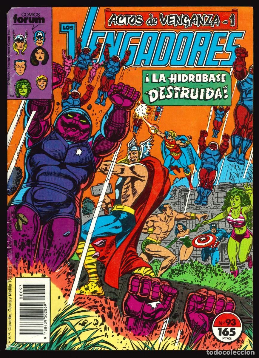 C&oacute;mics: LOS VENGADORES (VOL. 1) - COMICS FORUM / N&Uacute;MERO 93 - Foto 1