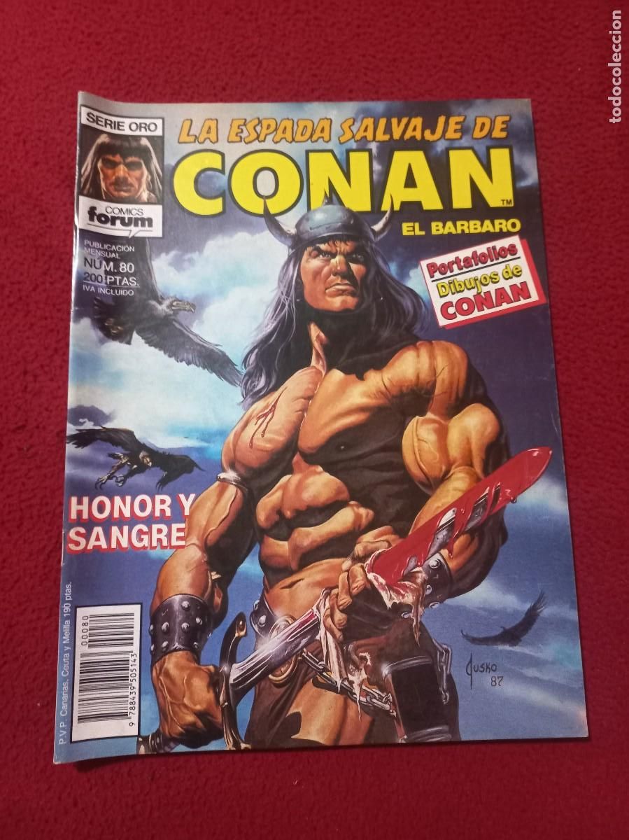 C&oacute;mics: LA ESPADA SALVAJE DE CONAN 80 - REVISTA