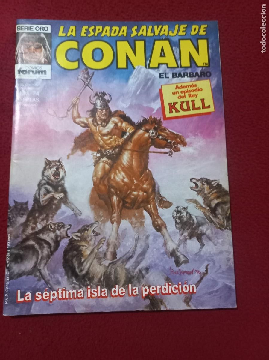 C&oacute;mics: LA ESPADA SALVAJE DE CONAN 74 - REVISTA - Foto 1