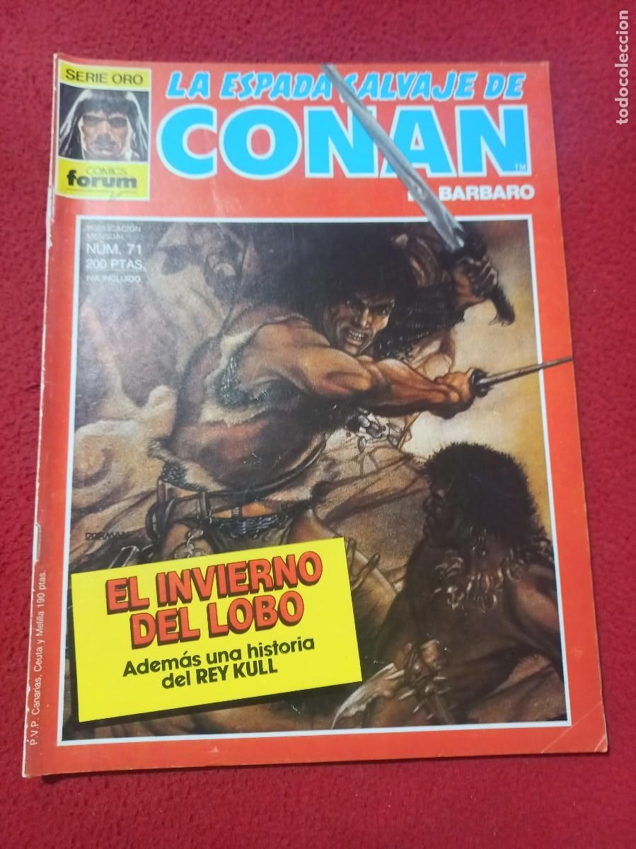 C&oacute;mics: LA ESPADA SALVAJE DE CONAN 71 - REVISTA - Foto 1