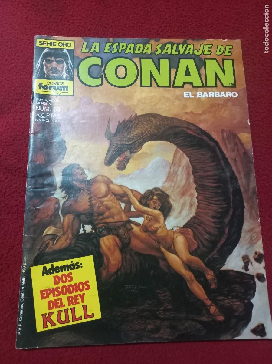 C&oacute;mics: LA ESPADA SALVAJE DE CONAN 63 - REVISTA