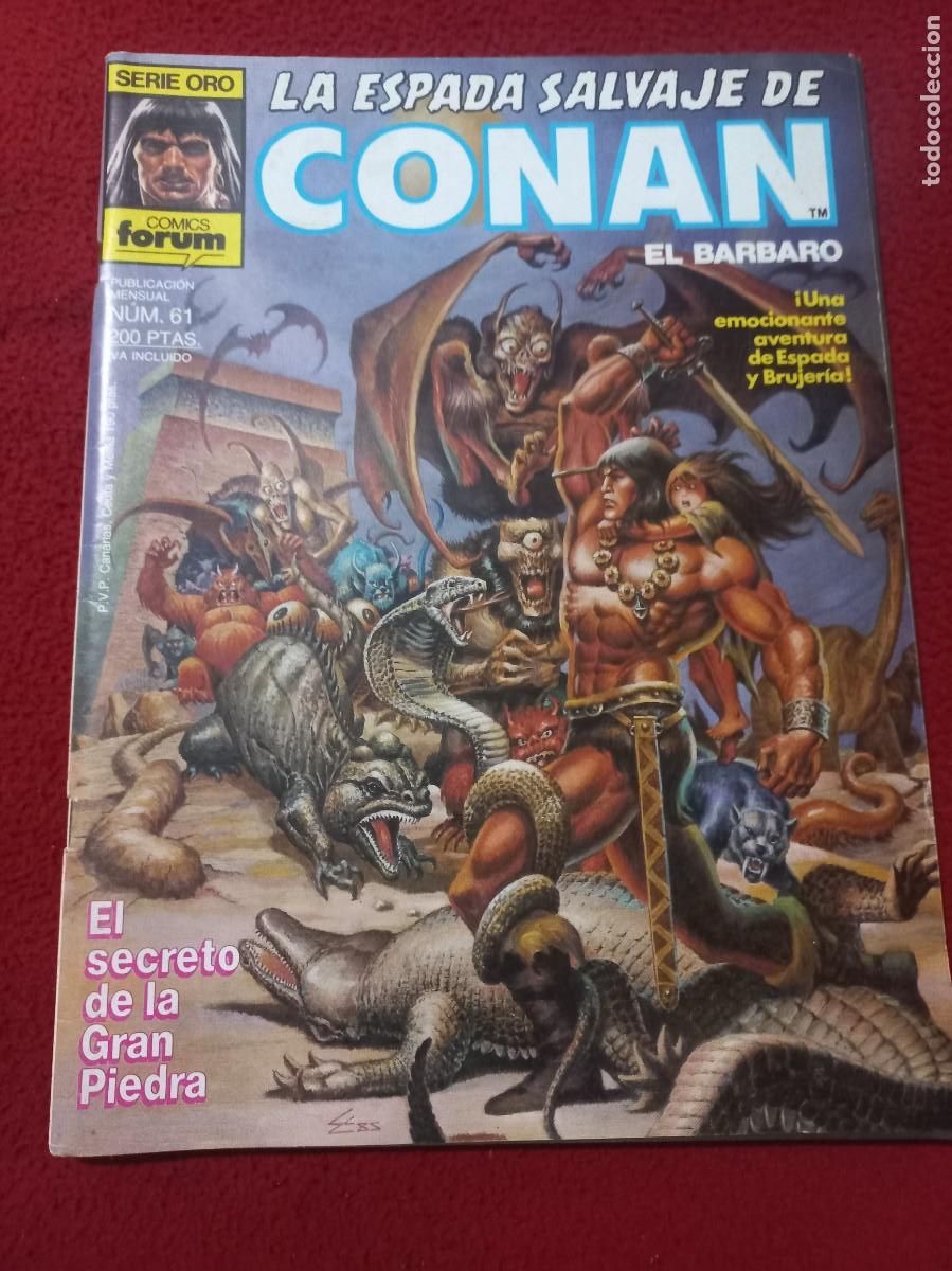 C&oacute;mics: LA ESPADA SALVAJE DE CONAN 61 - REVISTA - Foto 1