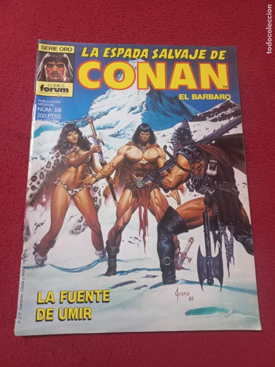 C&oacute;mics: LA ESPADA SALVAJE DE CONAN 59 - REVISTA - Foto 1