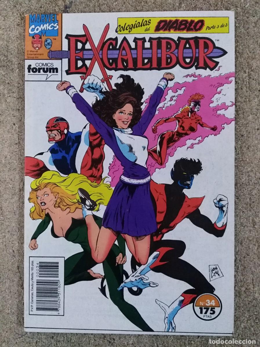 C&oacute;mics: Excalibur 34.Vol. 1.Marvel.Forum - Foto 1