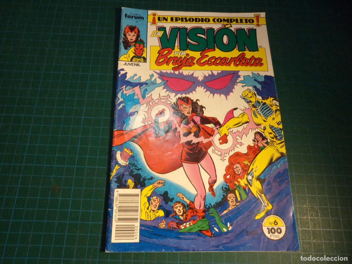 C&oacute;mics: La Vision y la Bruja Escarlata. N&ordm; 6. Forum.