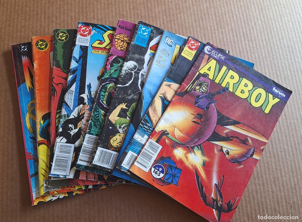 C&oacute;mics: Lote 9 C&oacute;mics DC y Marvel: Batman, Nightwing, Doc Savage, La Cosa (Zinco/Forum)