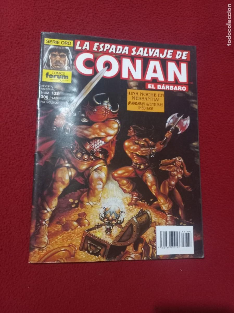 Comics : LA ESPADA SALVAJE DE CONAN 133 - REVISTA .