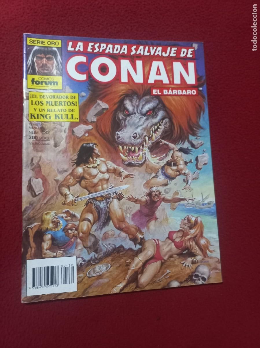 C&oacute;mics: LA ESPADA SALVAJE DE CONAN 132 - REVISTA . - Foto 1