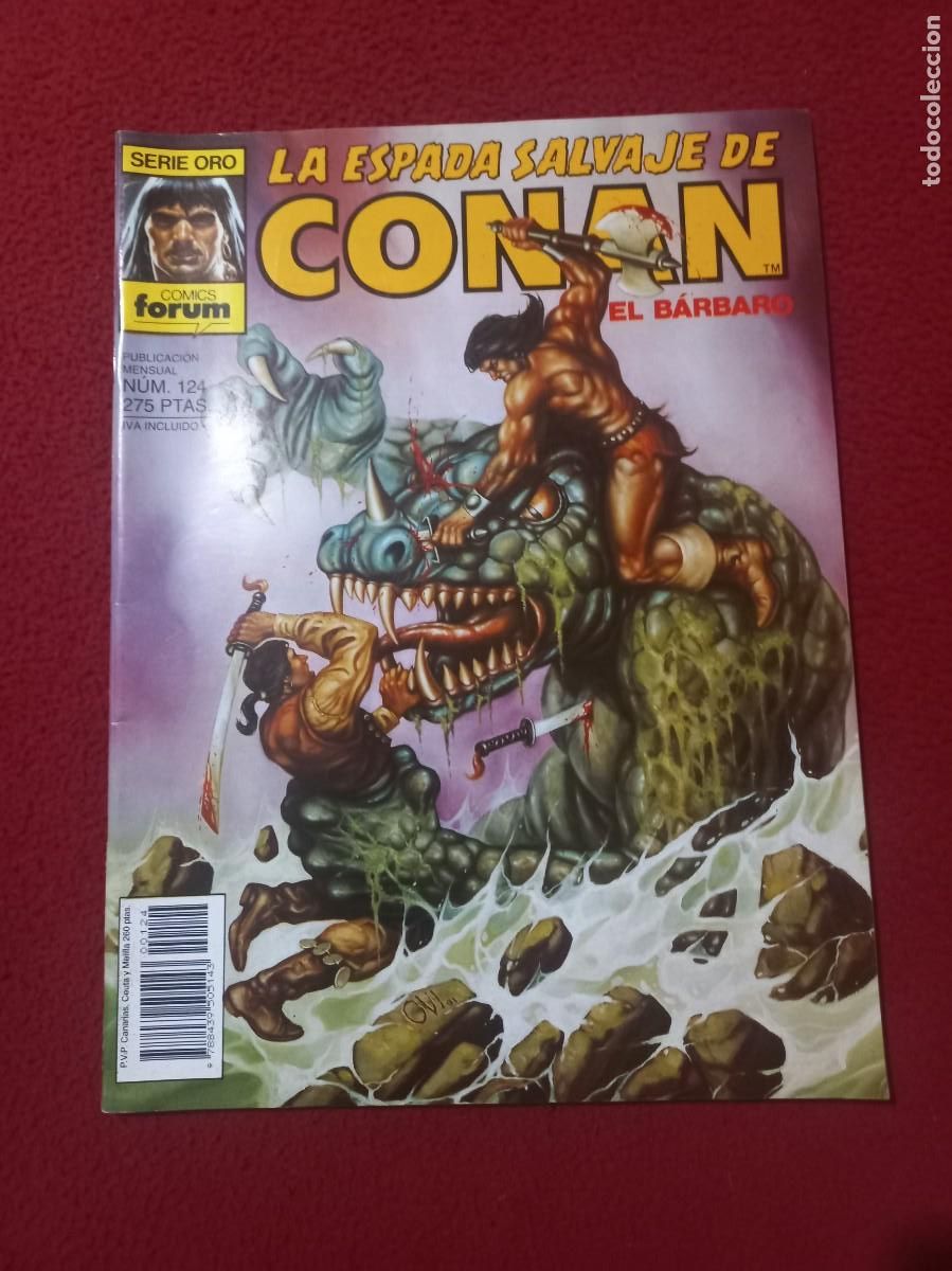 C&oacute;mics: LA ESPADA SALVAJE DE CONAN 124 - REVISTA . - Foto 1