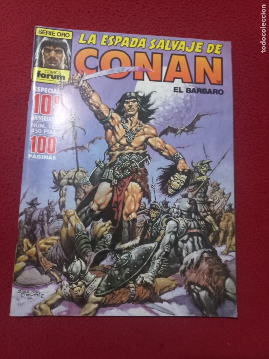Comics: LA ESPADA SALVAJE DE CONAN 122 - ESPECIAL 10&ordm; ANIVERSARIO - REVISTA .