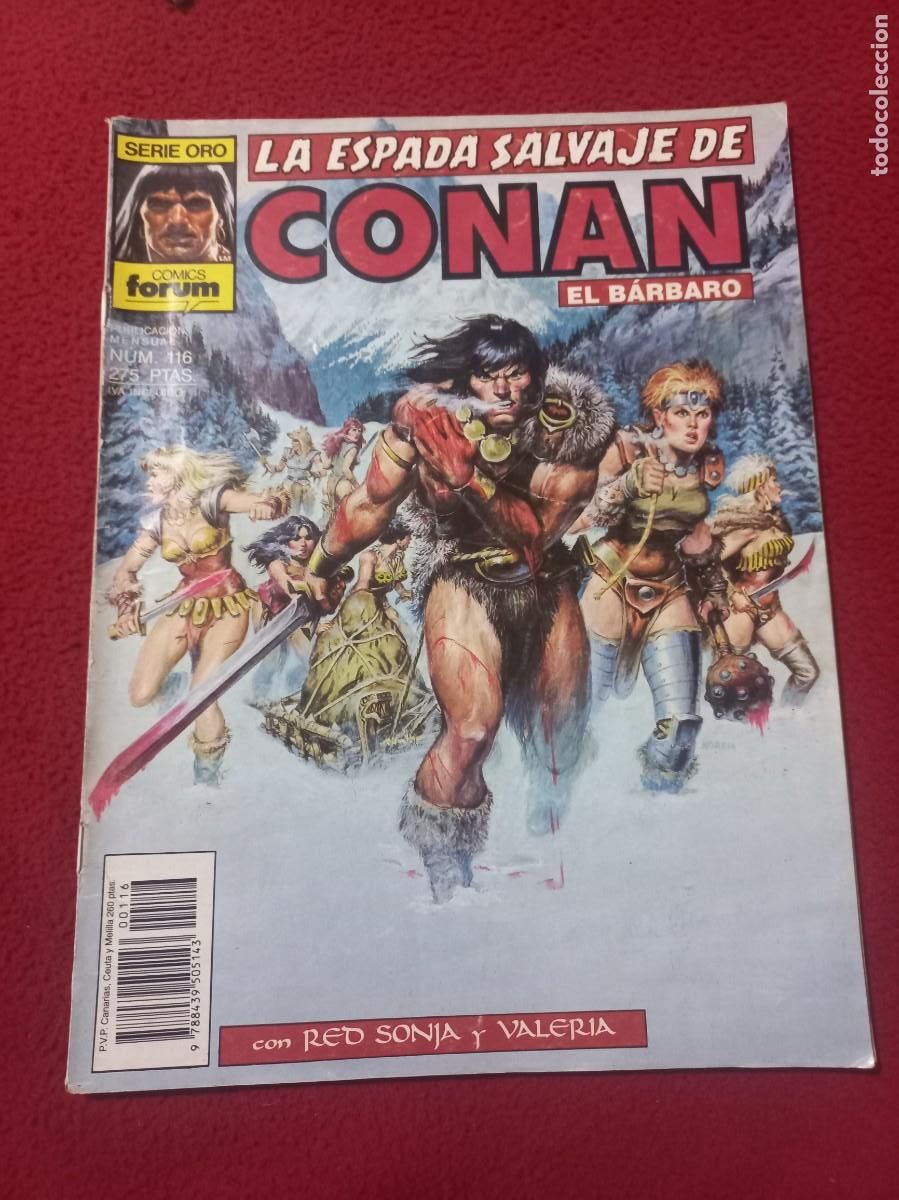 C&oacute;mics: LA ESPADA SALVAJE DE CONAN 116 - REVISTA . - Foto 1