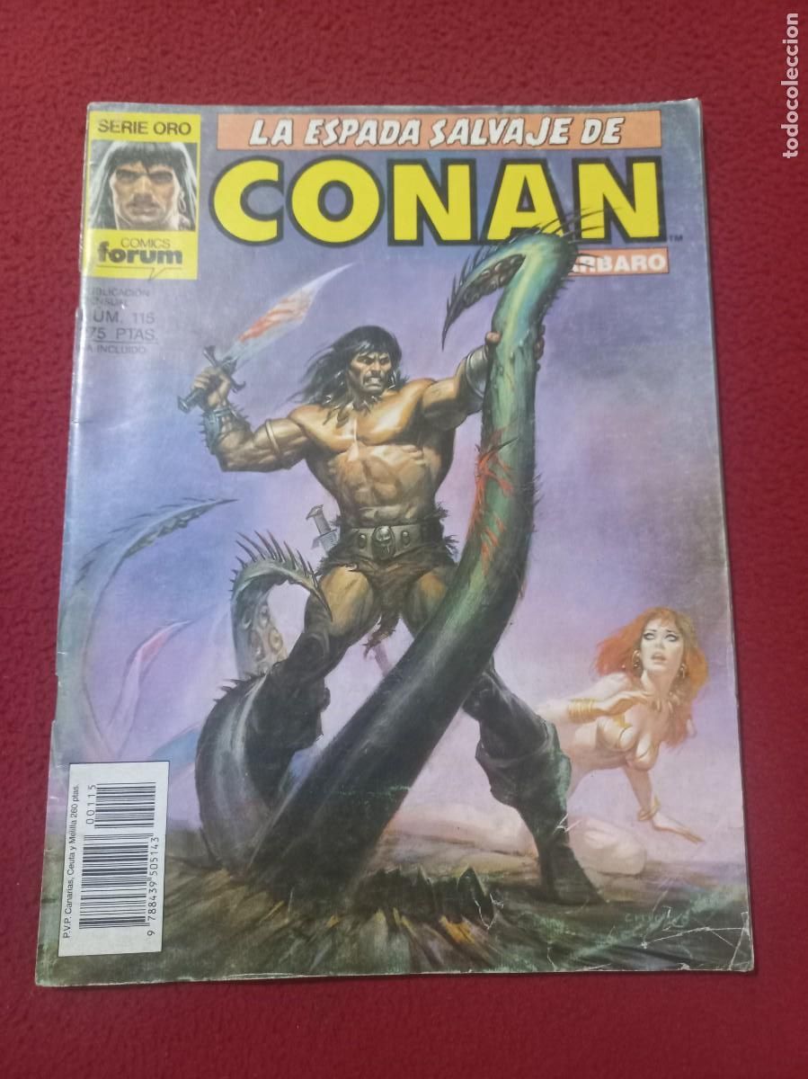 C&oacute;mics: LA ESPADA SALVAJE DE CONAN 115 - REVISTA .