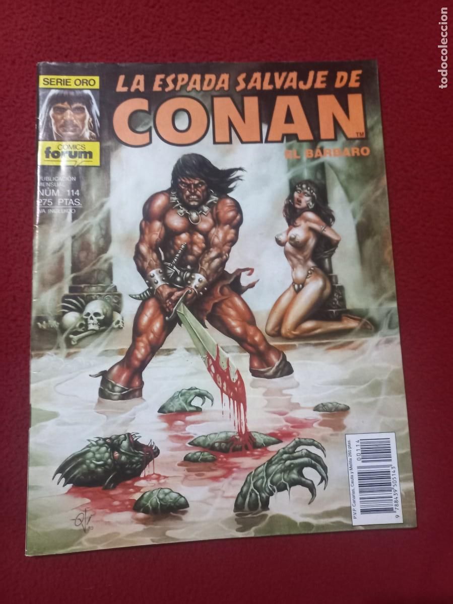 C&oacute;mics: LA ESPADA SALVAJE DE CONAN 114 - REVISTA . - Foto 1