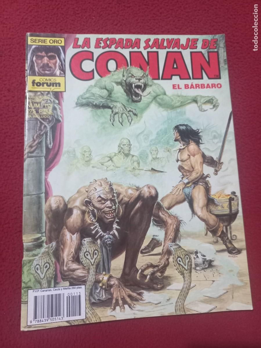 C&oacute;mics: LA ESPADA SALVAJE DE CONAN 113 - REVISTA . - Foto 1
