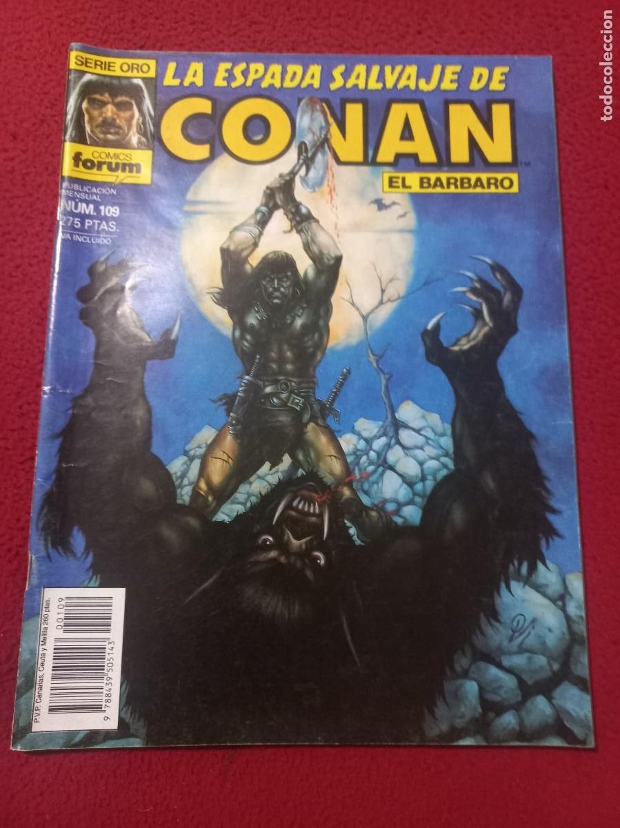 C&oacute;mics: LA ESPADA SALVAJE DE CONAN 109 - REVISTA . - Foto 1
