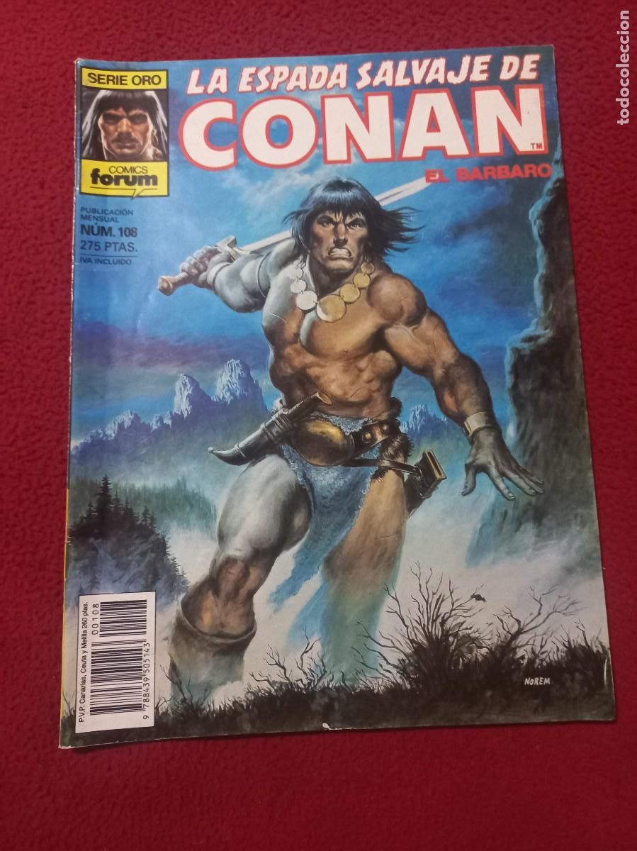 C&oacute;mics: LA ESPADA SALVAJE DE CONAN 108 - REVISTA . - Foto 1