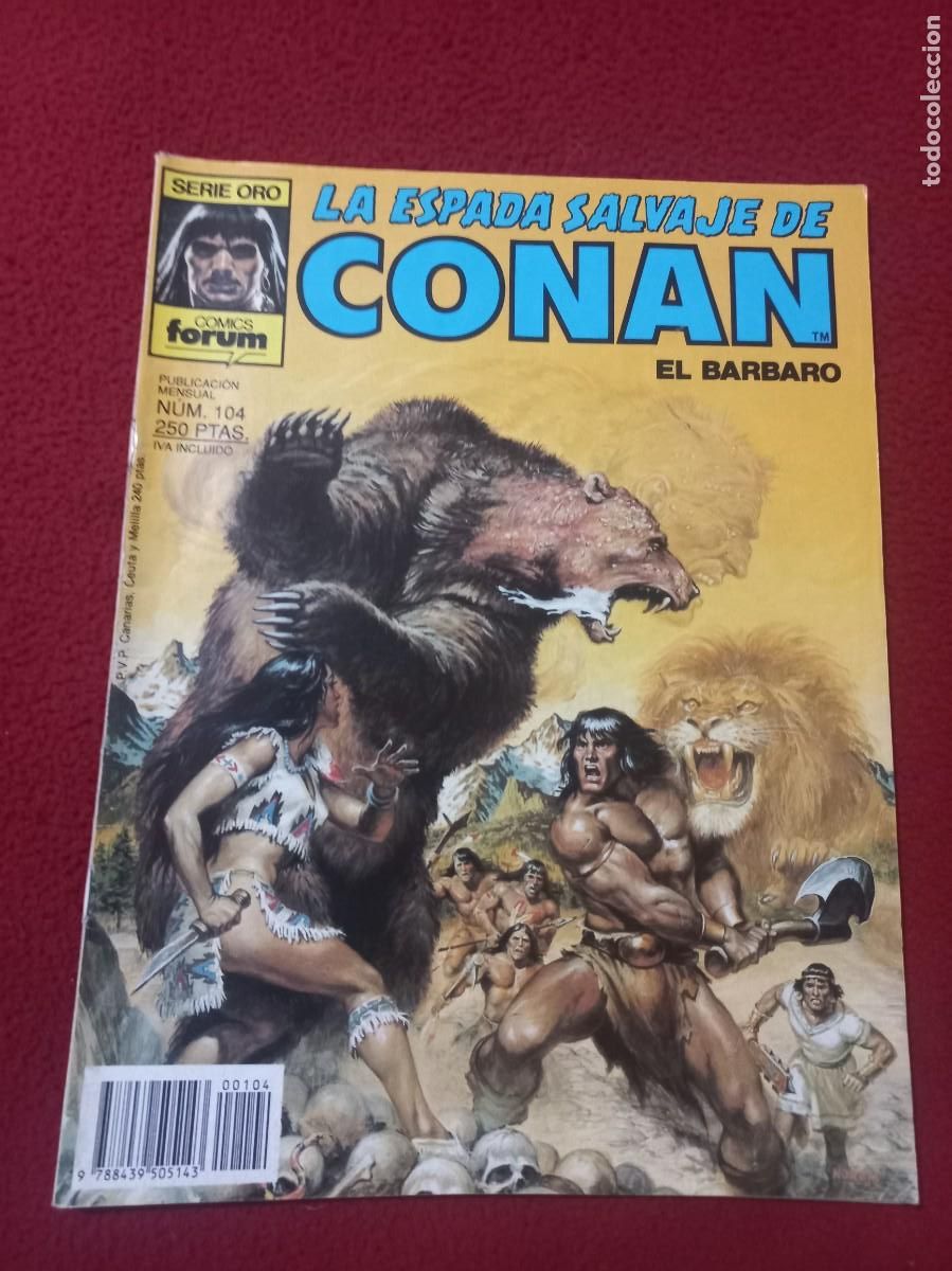 C&oacute;mics: LA ESPADA SALVAJE DE CONAN 104 - REVISTA . - Foto 1