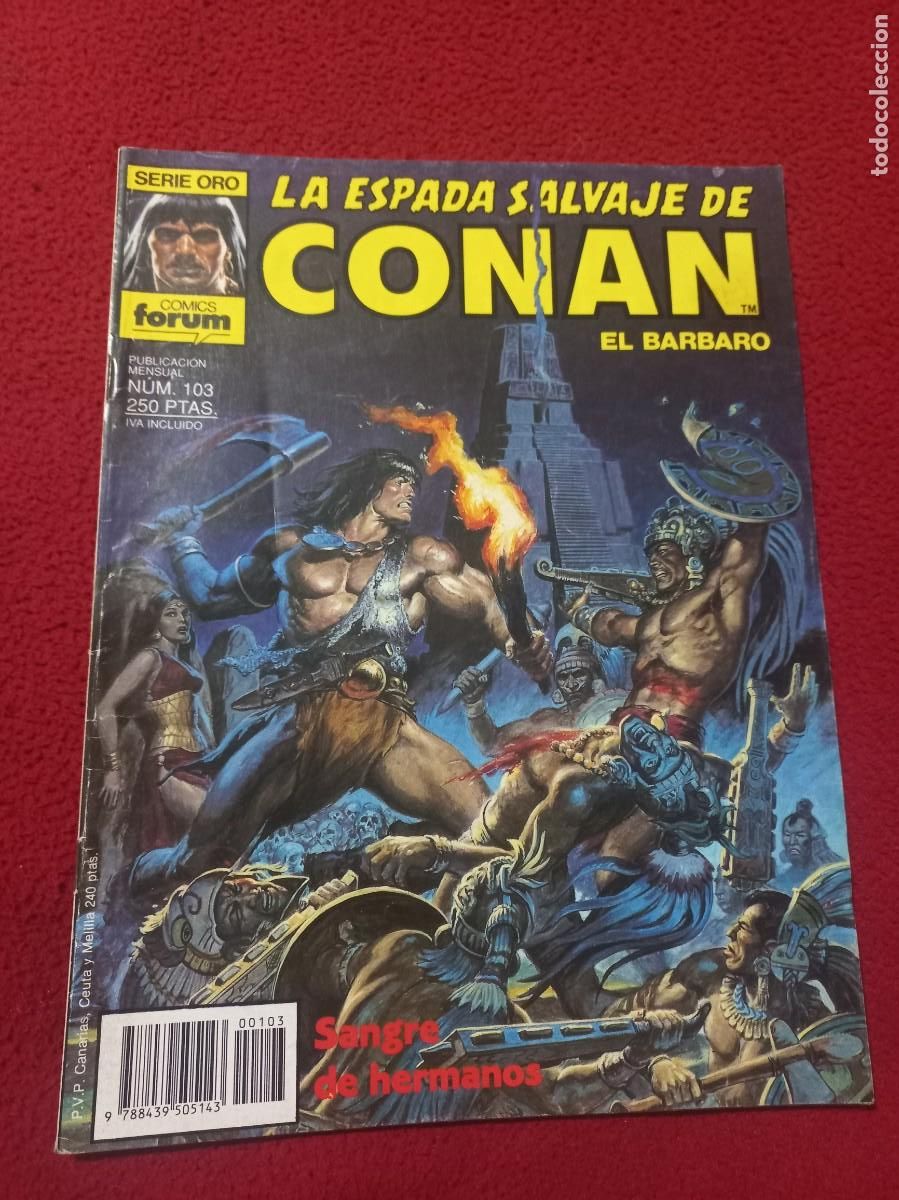 C&oacute;mics: LA ESPADA SALVAJE DE CONAN 103 - REVISTA . - Foto 1